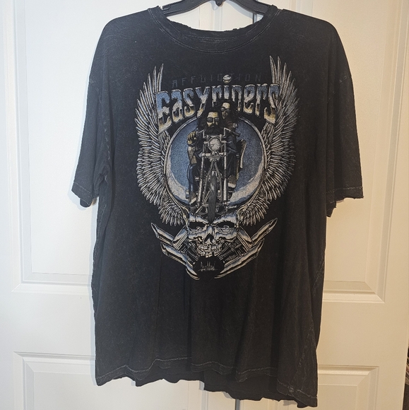 Affliction Easy Riders David Mann mens short sleeve shirt 3xl - Picture 5 of 6